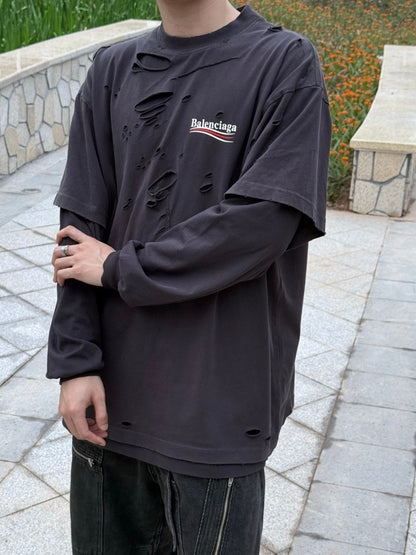 체인2호 / 발렌시아가 남성 긴팔티