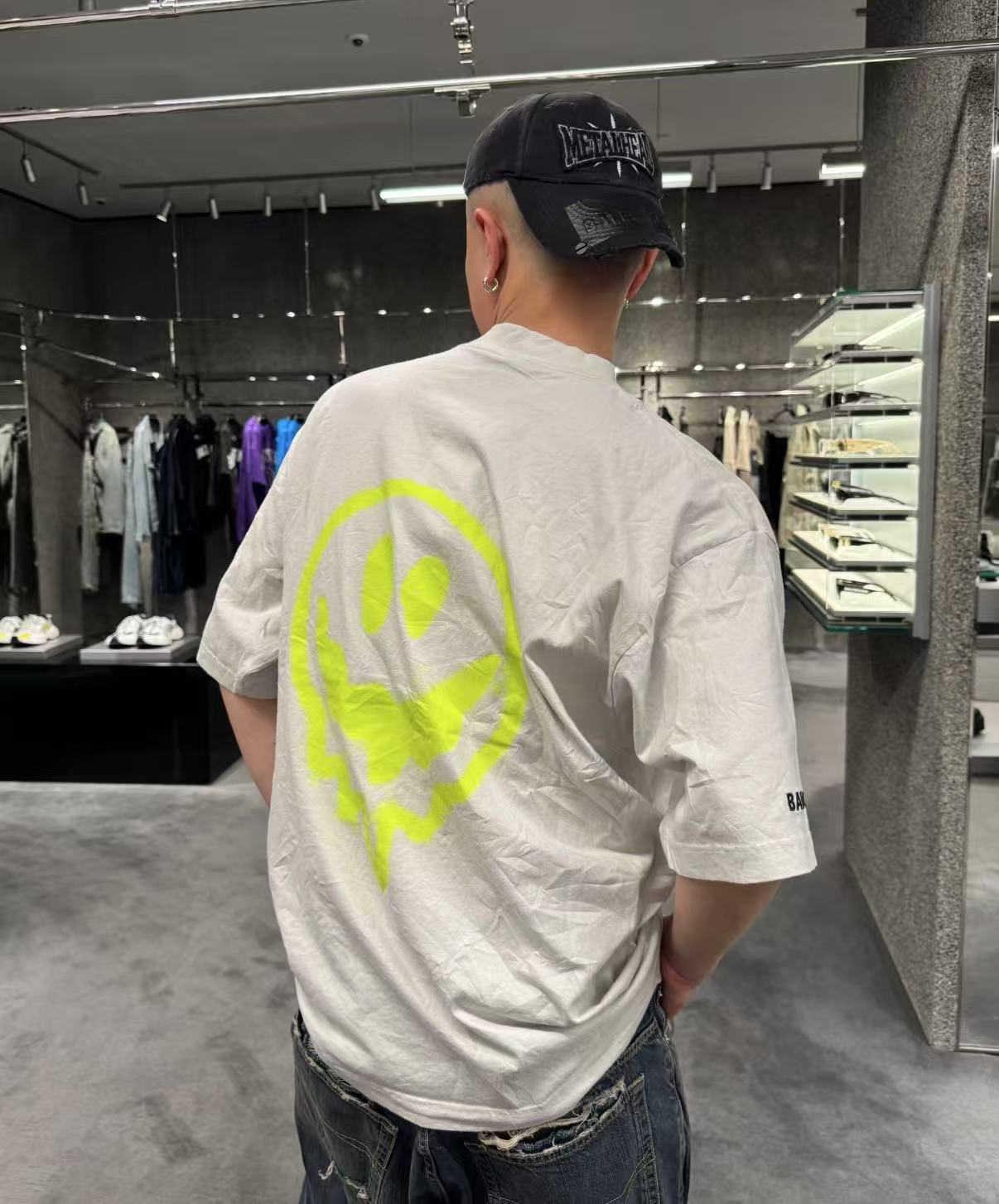GTR / 발렌시아가 남성 반팔 티셔츠