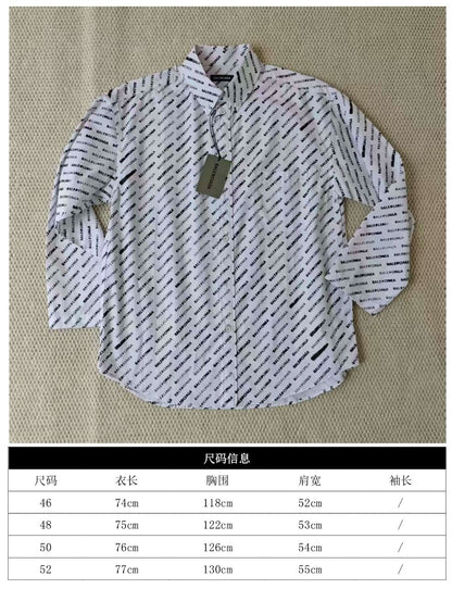 GTR / 발렌시아가 남성 셔츠