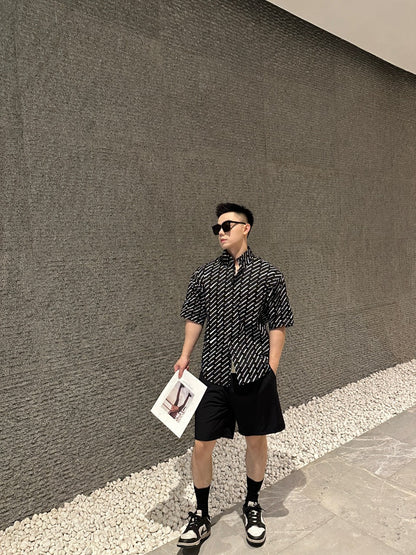 GTR / 발렌시아가 남성 반팔 셔츠