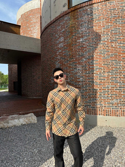 GTR / 버버리 남성 체크 셔츠