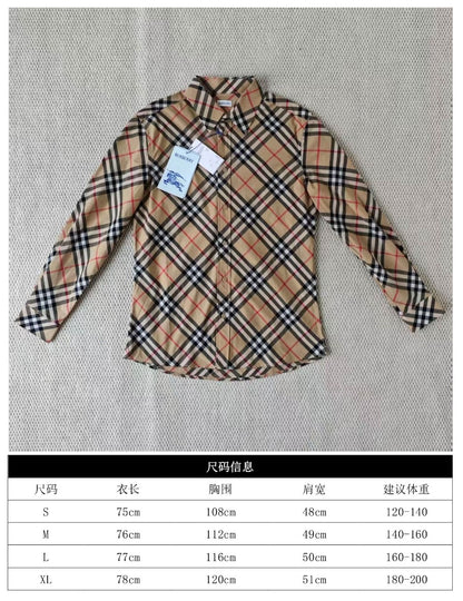 GTR / 버버리 남성 체크 셔츠