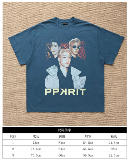 GTR / 발렌시아가 남성 반팔 티셔츠