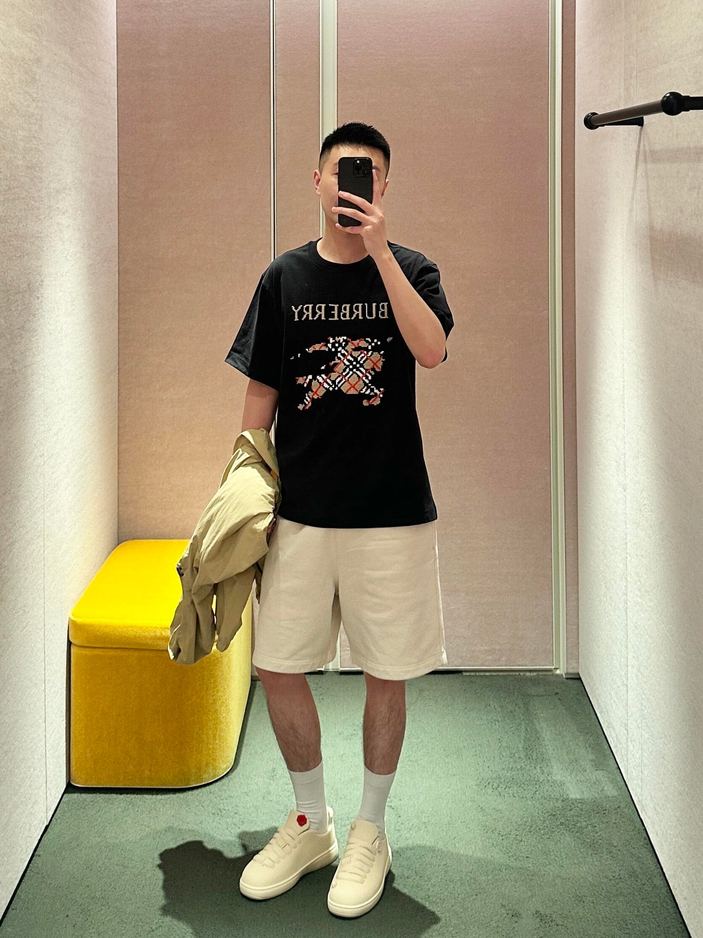 BVG / 버버리 남성 반팔 티셔츠