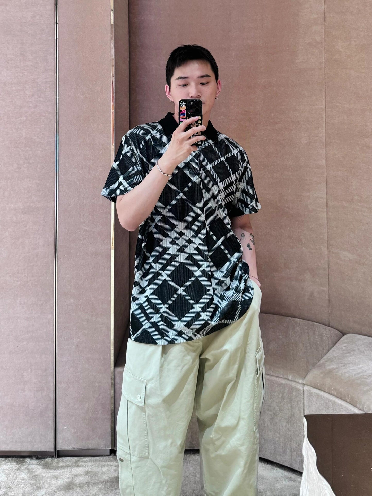 R공장 / 버버리 남성 반팔 셔츠