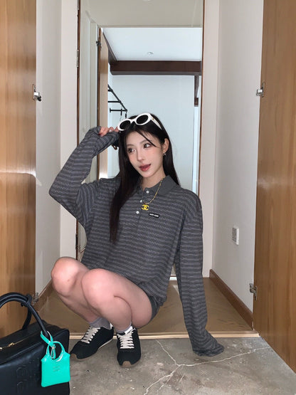 BVG / 미우미우 여성 폴로넥 긴팔티