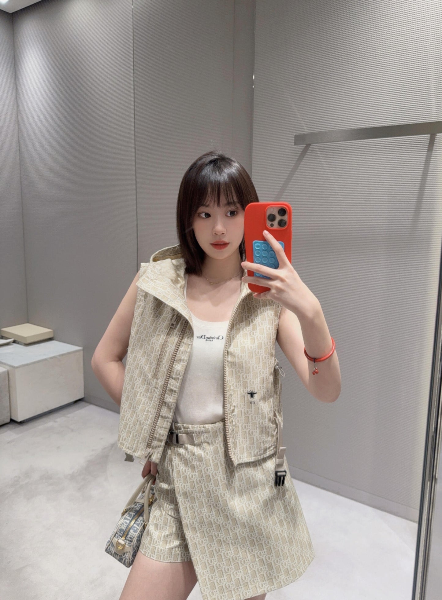 R공장 / 디올 여성 후드 조끼