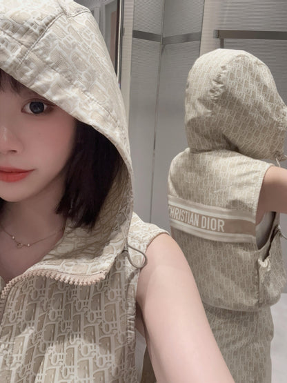 R공장 / 디올 여성 후드 조끼