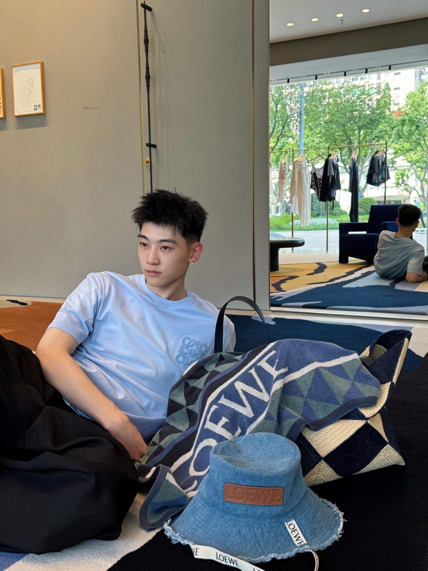 R공장 / 로에베 남성 반팔 티셔츠
