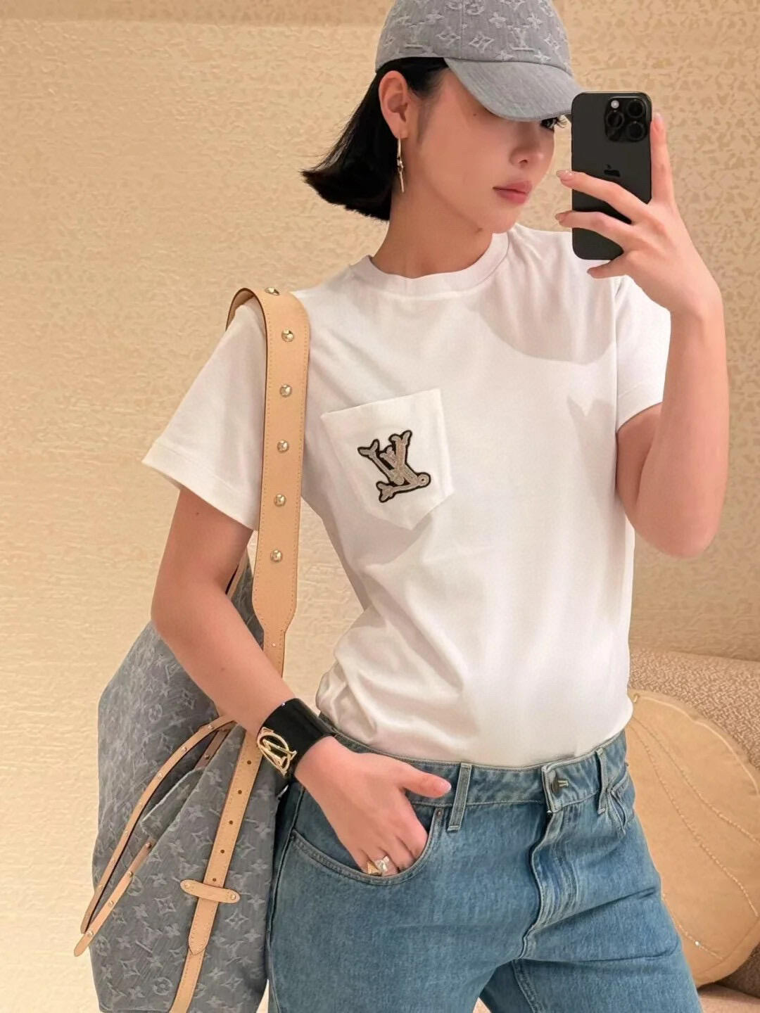 R공장 / 루이비통 여성 반팔 티셔츠