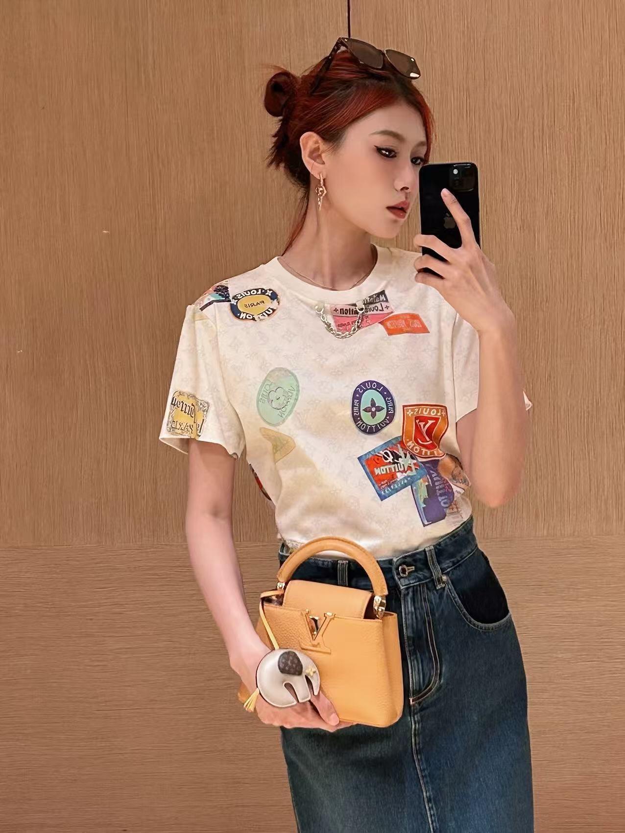 R공장 / 루이비통 여성 반팔 티셔츠