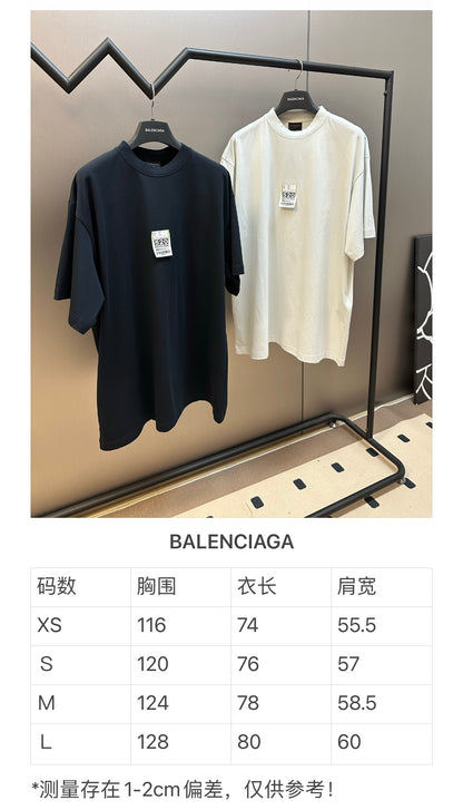 체인2호 / 발렌시아가 남성 반팔 티셔츠