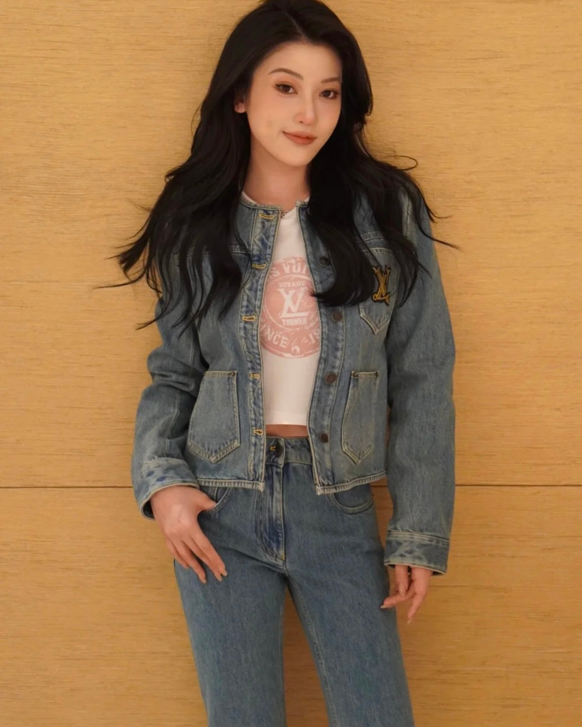 체인2호 / 루이비통 여성 데님 자켓