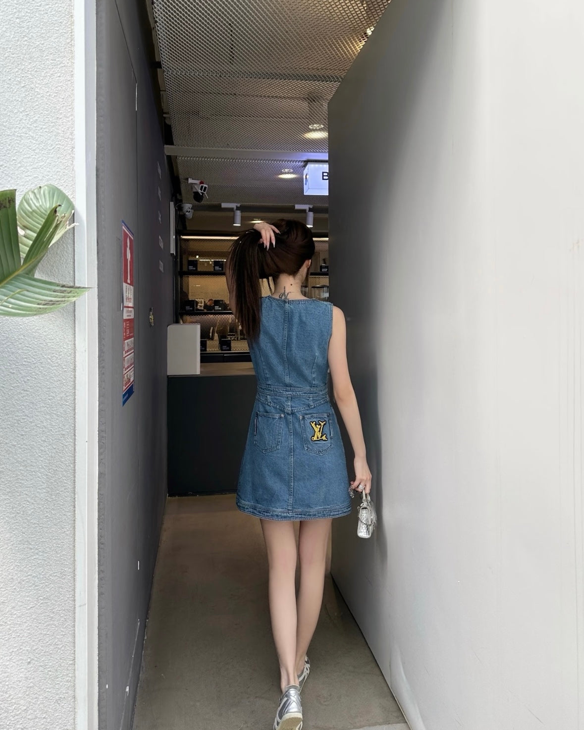체인2호 / 루이비통 여성 데님 원피스