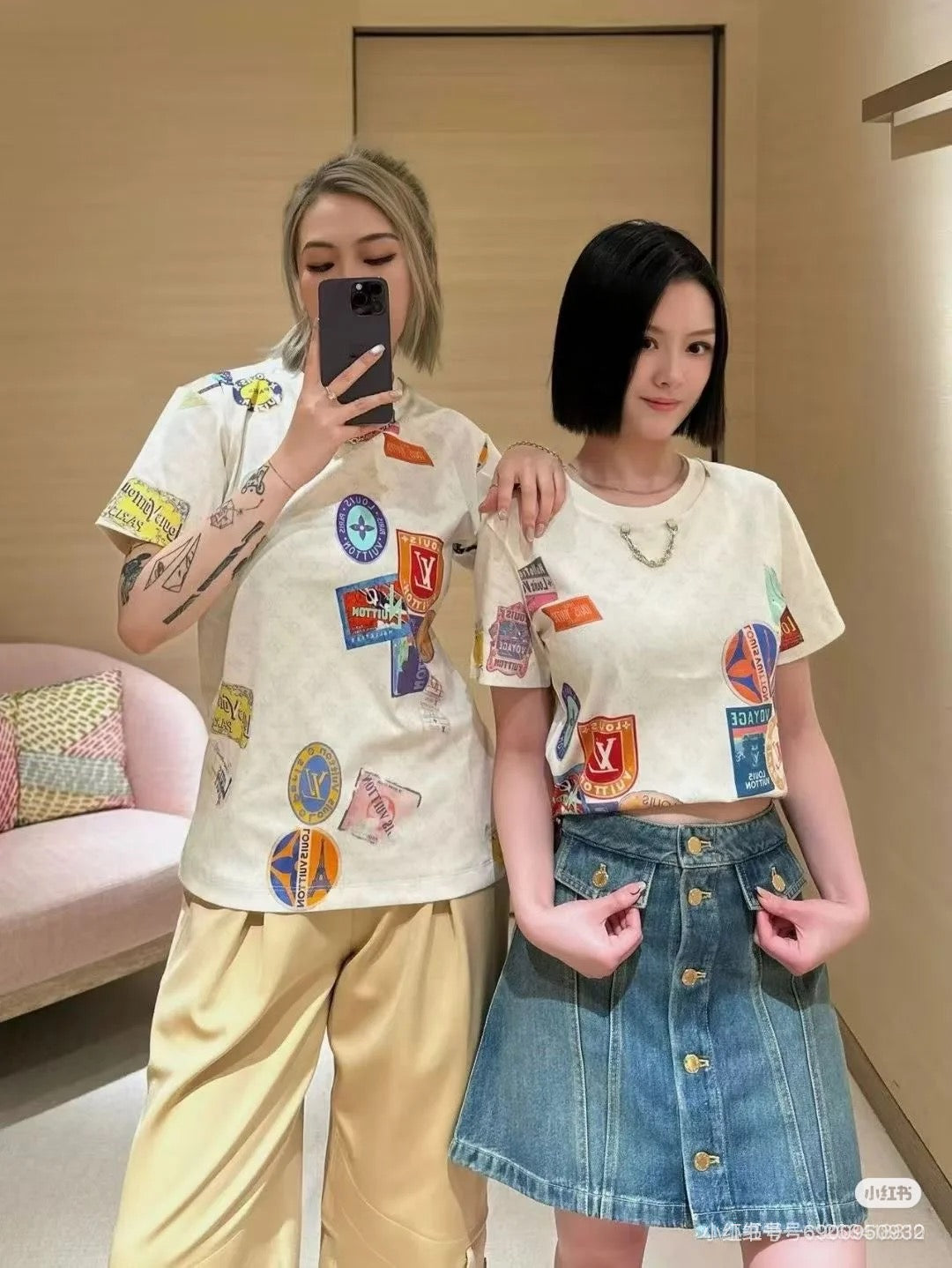 체인2호 / 루이비통 여성 반팔 티셔츠