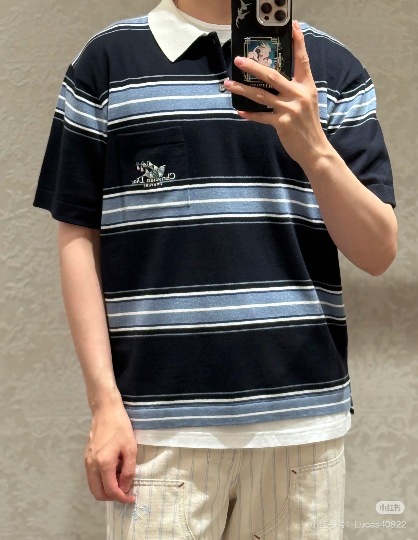 체인2호 / 디올 남성 반팔 셔츠
