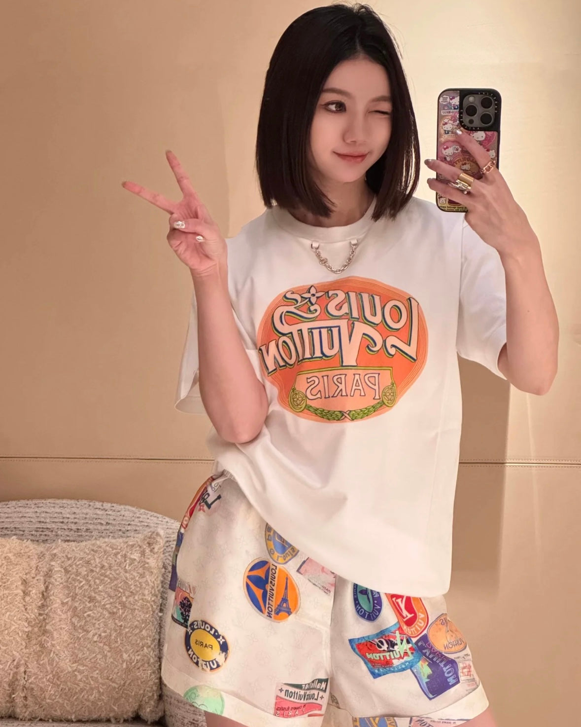 체인2호 / 루이비통 여성 반팔 티셔츠