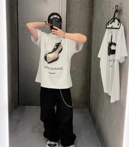 GTR / 발렌시아가 남성 반팔 티셔츠