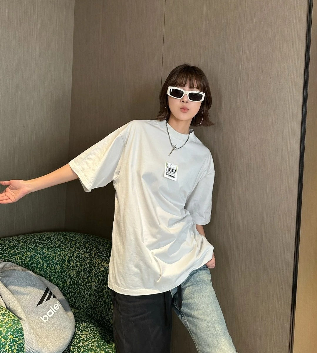 GTR / 발렌시아가 남성 여성 반팔 티셔츠