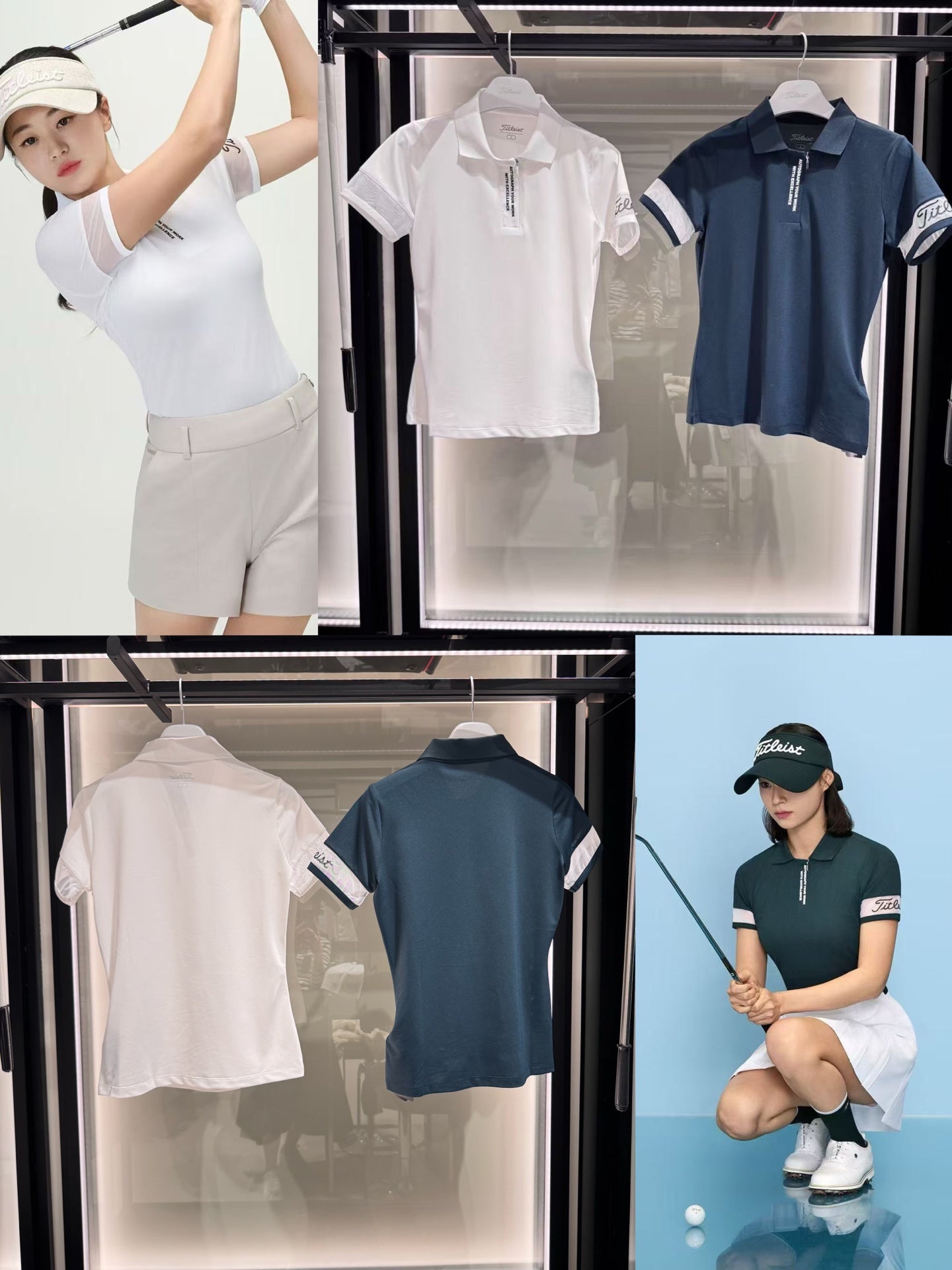 마이골프 / Titleist 여성 반팔 셔츠