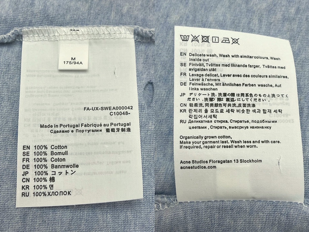 BVG / 아크네스튜디오 남성 반팔 티셔츠