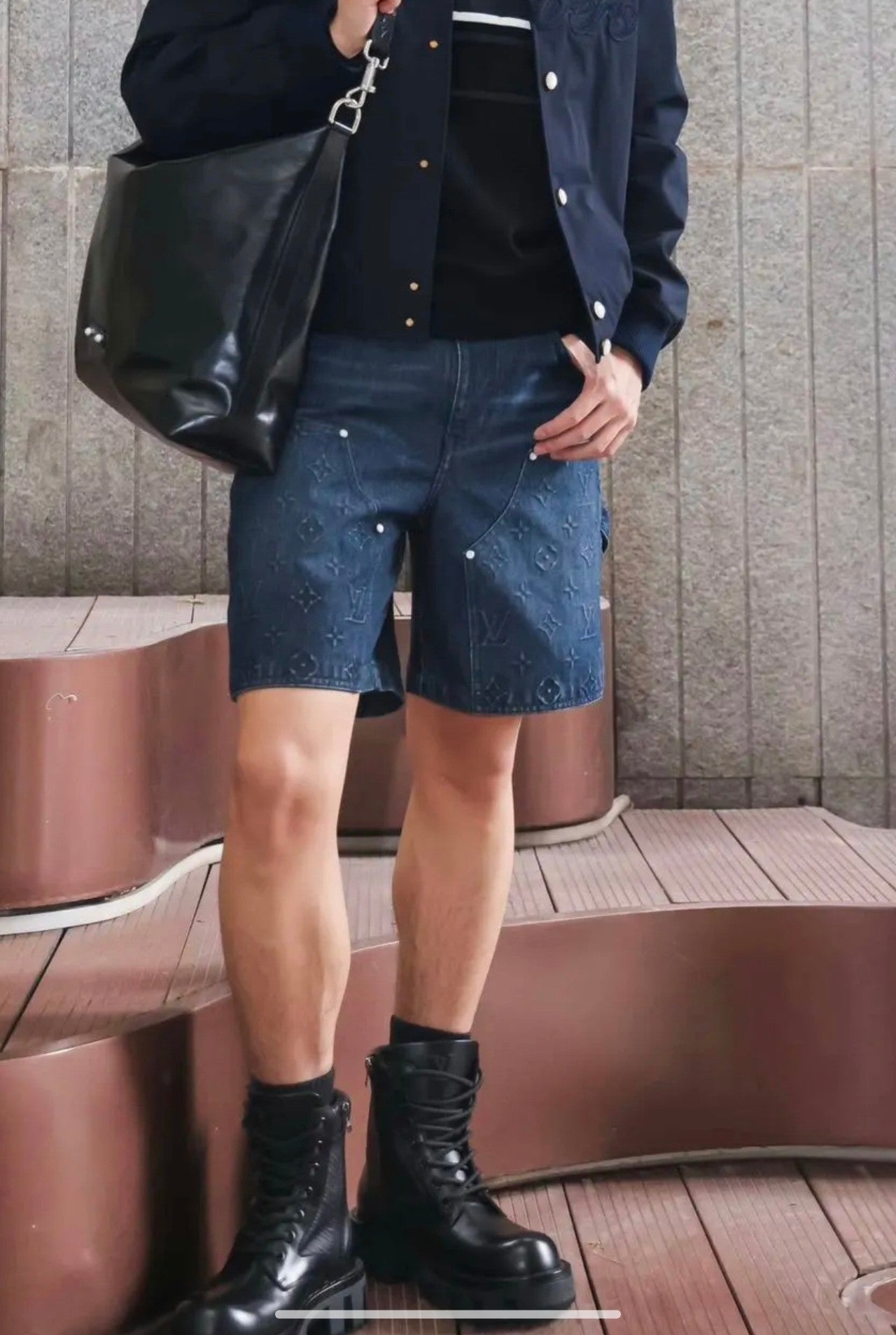 BVG / 루이비통 남성 데님 반바지