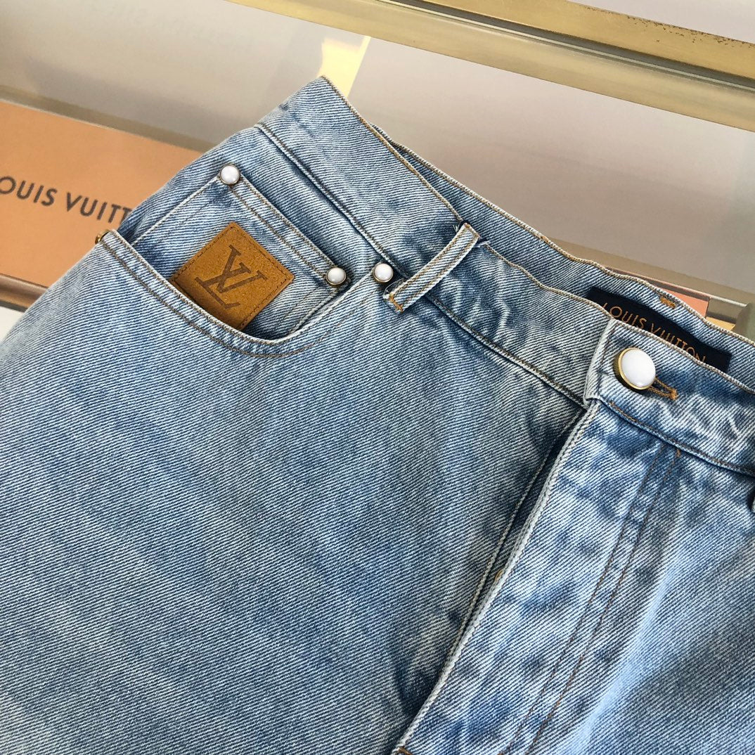 BVG / 루이비통 남성 데님 반바지