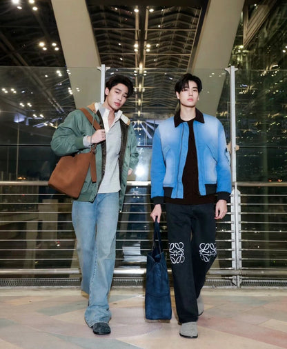 BVG / 로에베 남성 여성 청바지