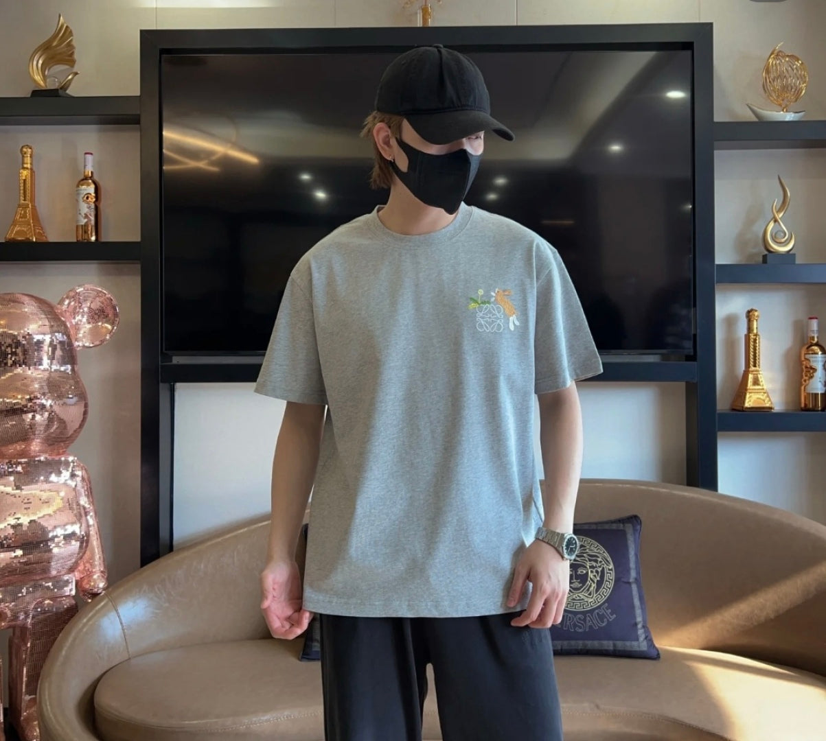 BVG / 로에베 남성 여성 반팔 티셔츠