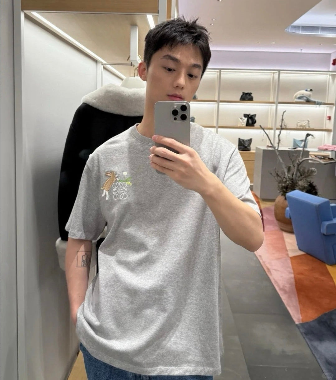 BVG / 로에베 남성 여성 반팔 티셔츠