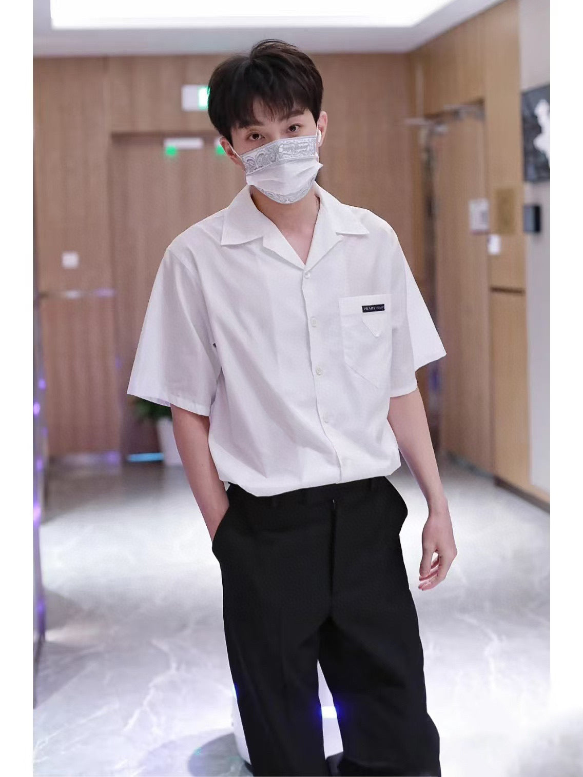 체인2호 / 프라다 남성 반팔 셔츠