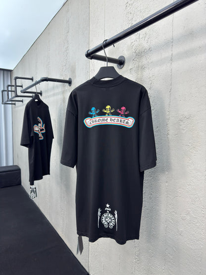 체인2호 / 크롬하츠 남성 여성 반팔 티셔츠