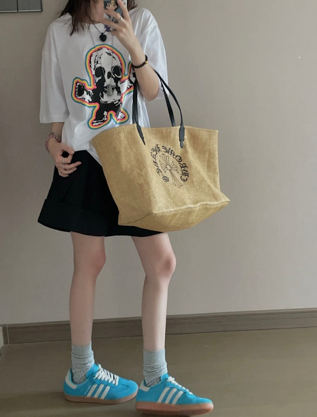 체인2호 / 크롬하츠 남성 여성 반팔 티셔츠