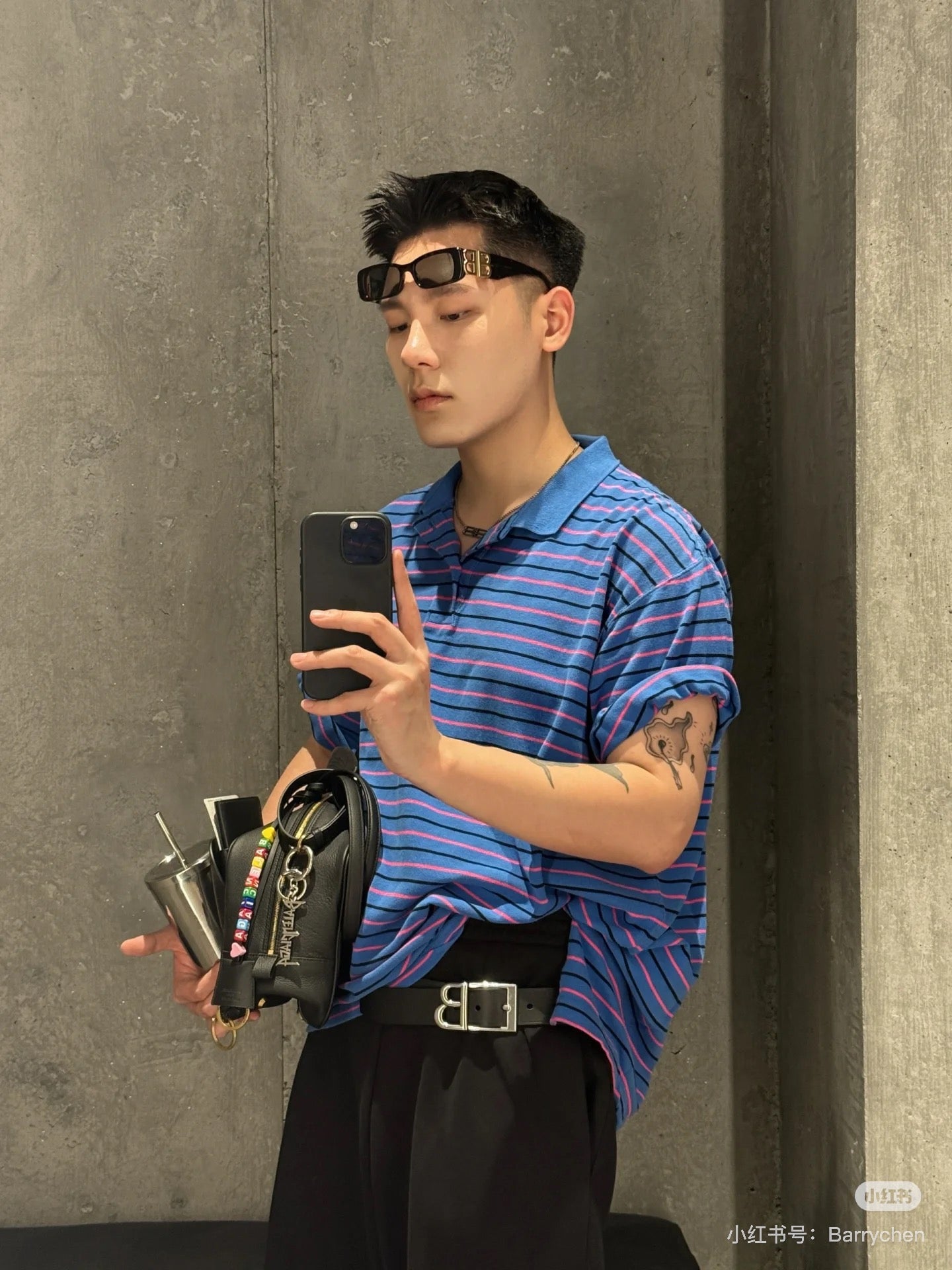 체인2호 / 발렌시아가 남성 반팔 셔츠