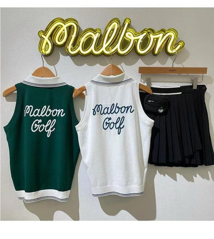 마이골프 / Malbon 여성 니트 조끼