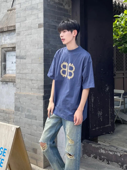 BVG / 발렌시아가 남성 반팔 티셔츠