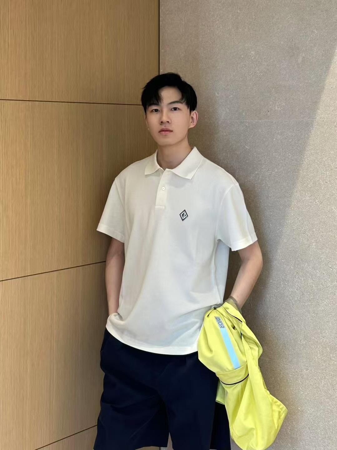 BVG / 디올 남성 폴로넥 반팔 셔츠