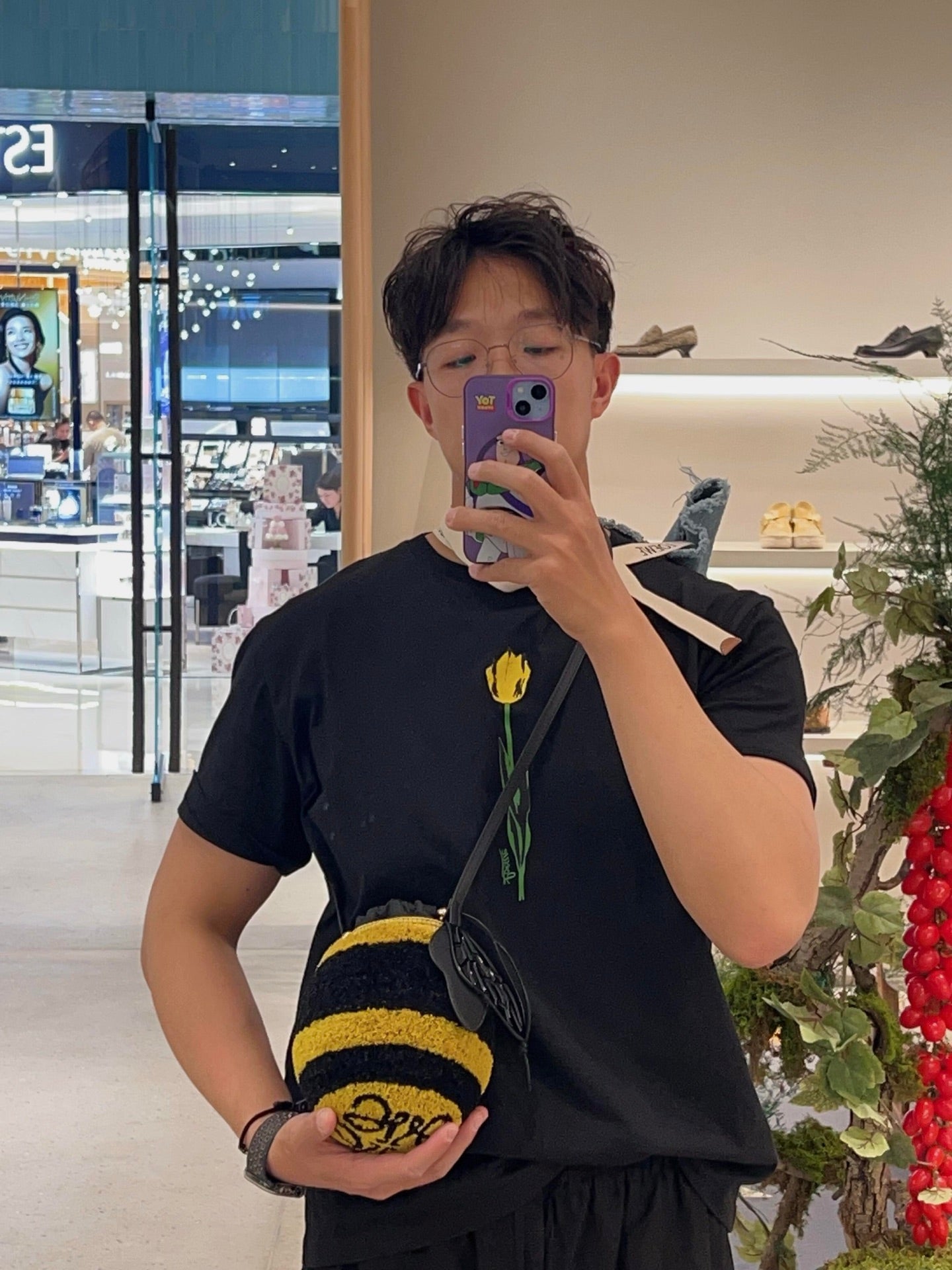 BVG / 로에베 남성 반팔 티셔츠