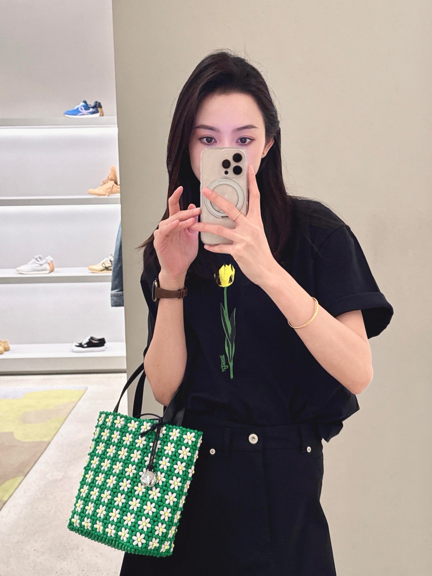 BVG / 로에베 남성 반팔 티셔츠