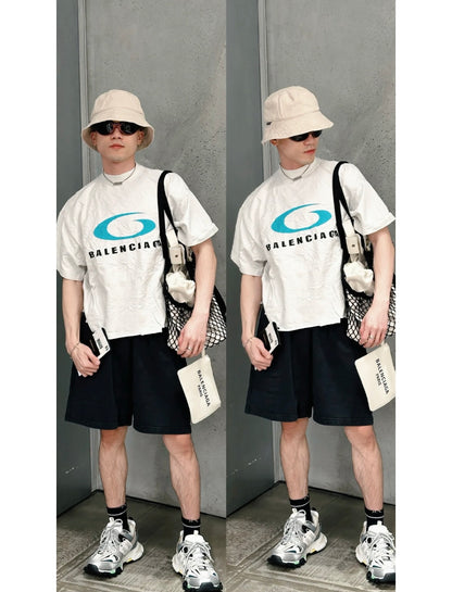 계단집 / 발렌시아가 남성 반팔 티셔츠
