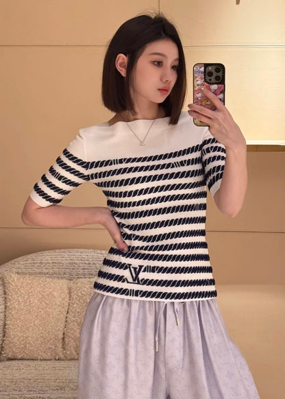 TJ셀러 / 루이비통 여성 니트 반팔 티셔츠