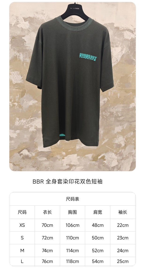 GTR / 버버리 남성 반팔 티셔츠