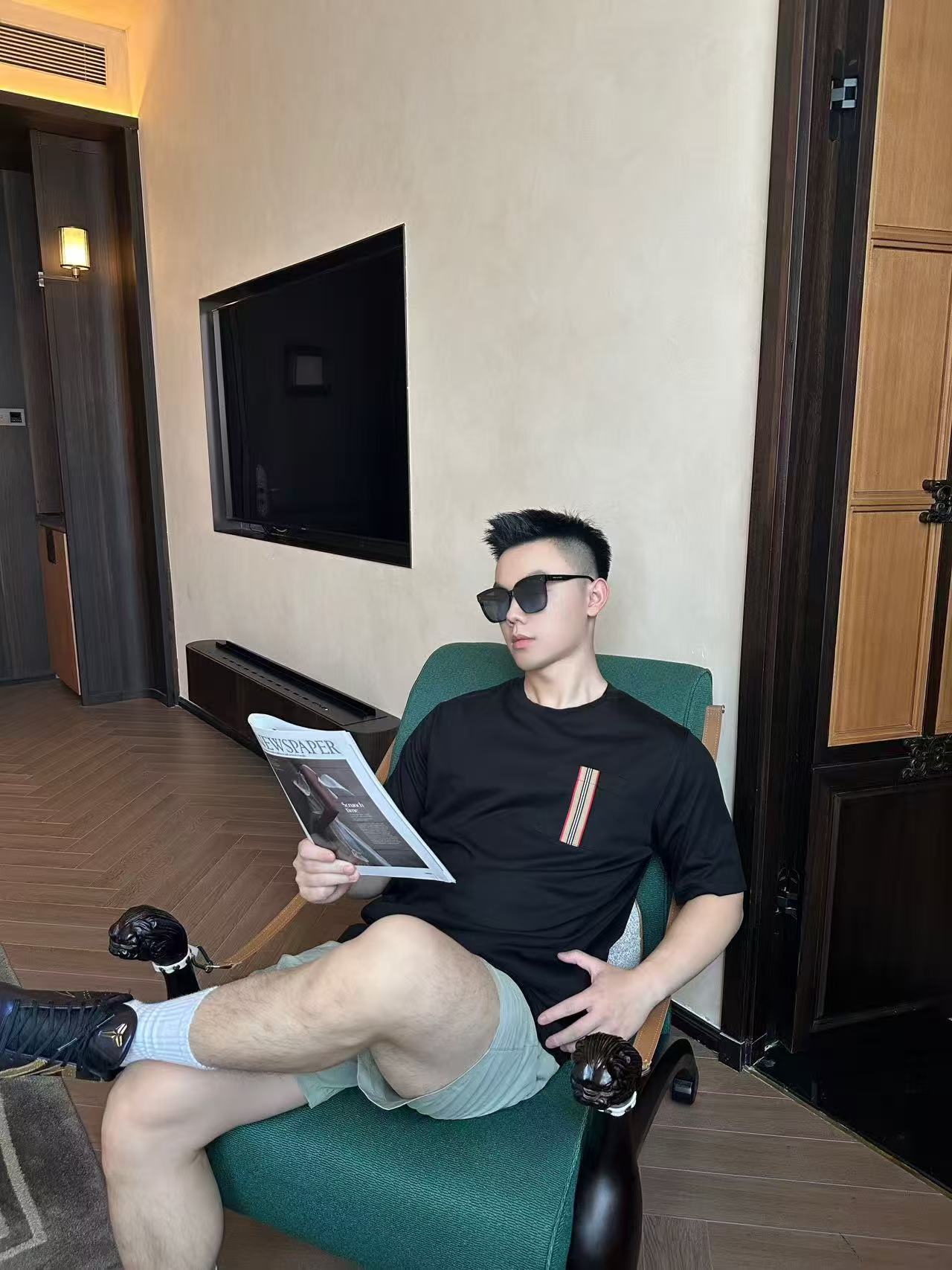 GTR / 버버리 남성 반팔 티셔츠