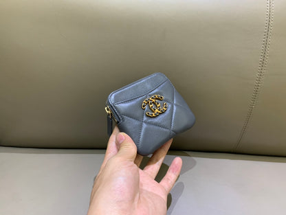 지존 / 샤넬 가방 잔돈 가방 진회색