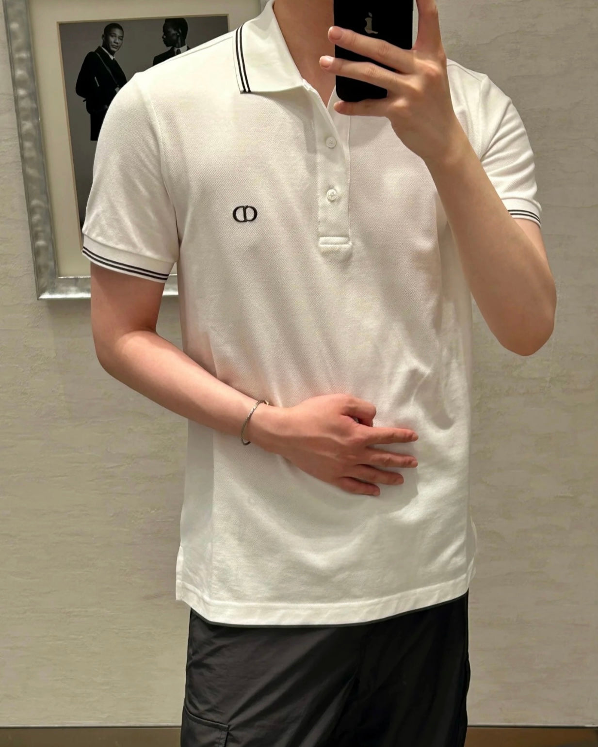 TJ셀러 / 디올 남성 폴로넥 반팔 셔츠