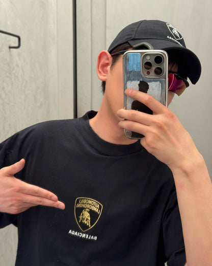체인2호 / 발렌시아가 남성 프린트 반팔 티셔츠
