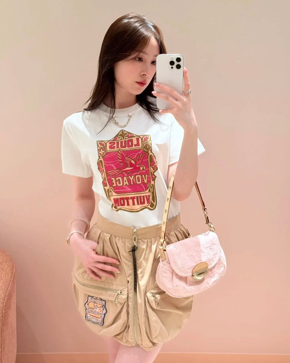 체인2호 / 루이비통 남성 프린트 반팔 티셔츠