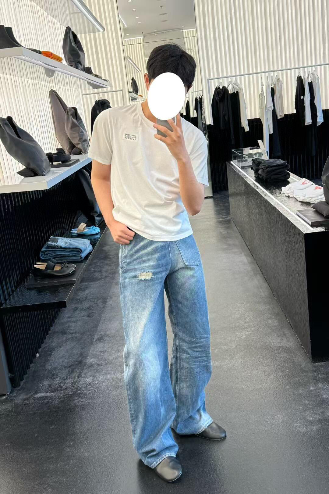 체인2호 / 메종마르지엘라 남성 반팔 티셔츠
