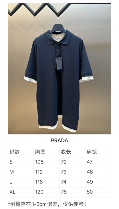 체인2호 / 프라다 남성 폴로넥 반팔 셔츠