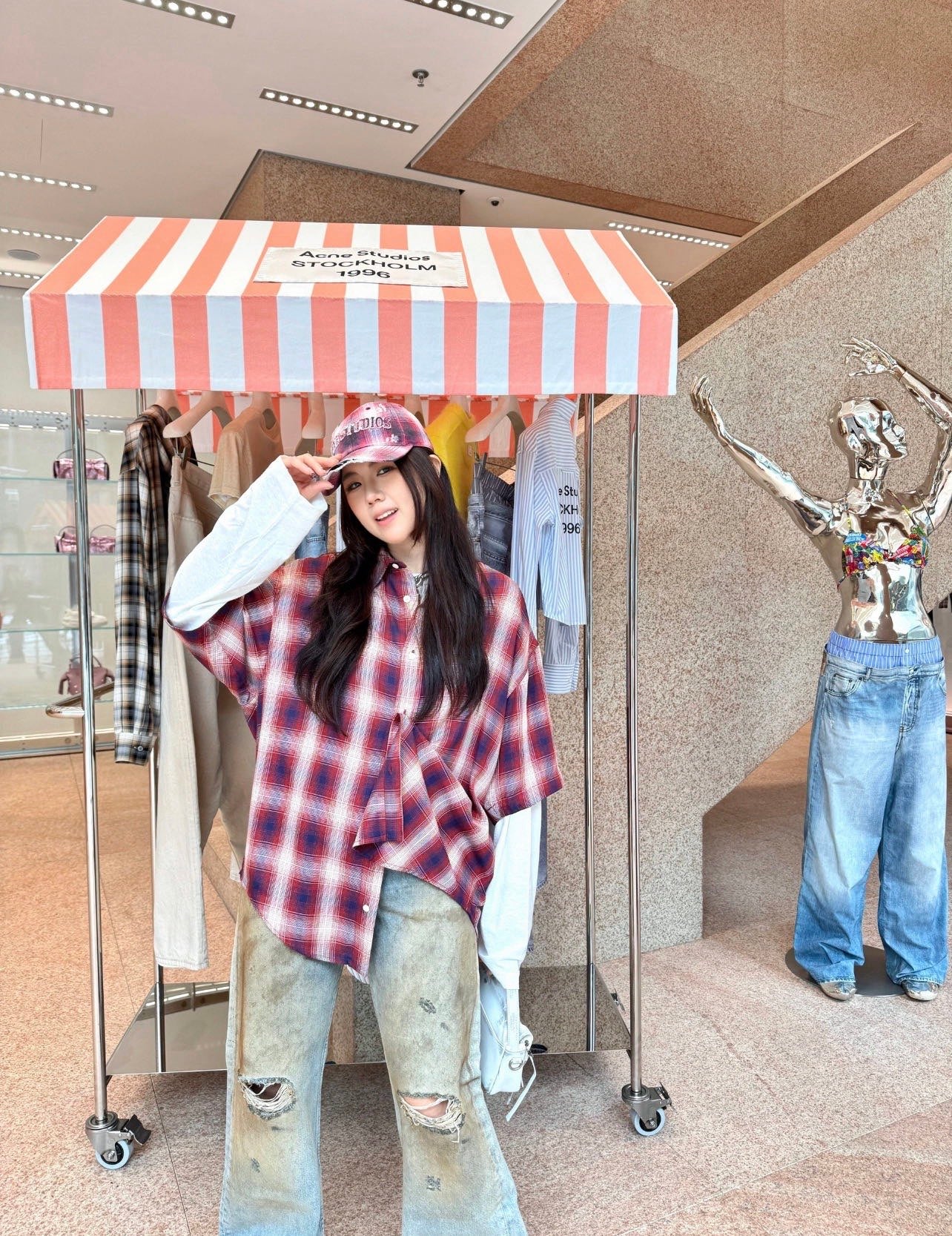 체인2호 / 아크네스튜디오 남성 반팔 셔츠